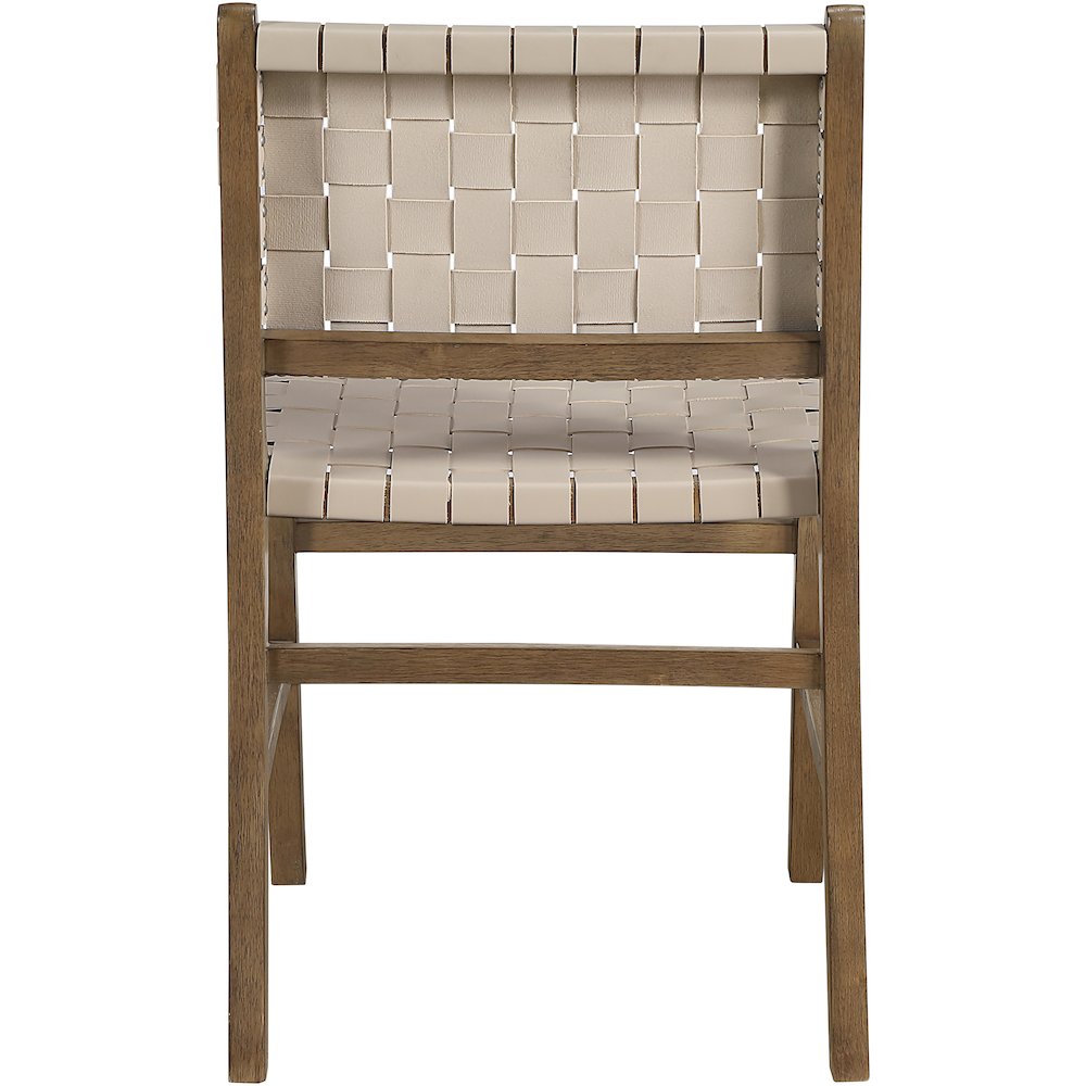 Entwine Beige Vegan Leather Upholstered Dining Chair