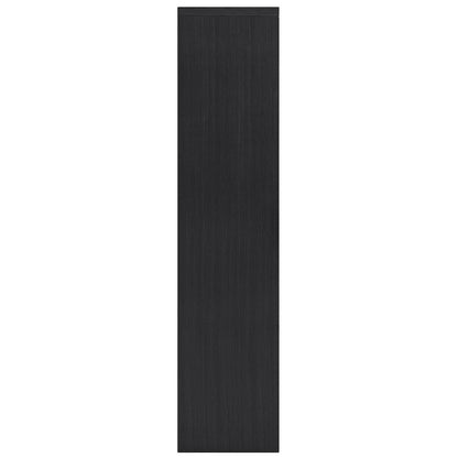 Vana Black Solid Wood Storage Cabinet