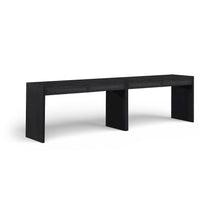 Avro Black Solid Wood And Oak Veneer 2pc. Desk