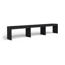 Avro Black Solid Wood And Oak Veneer 3pc. Desk