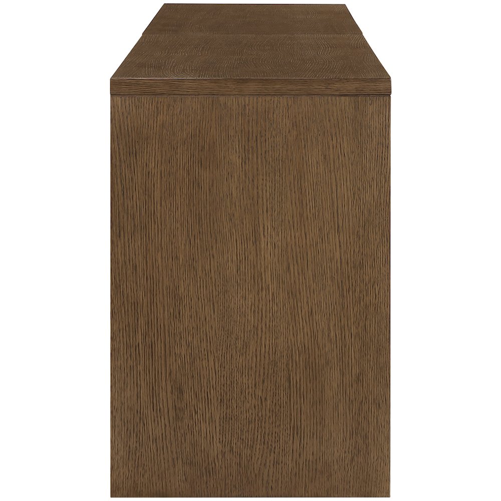 Avro Brown Solid Wood And Oak Veneer 2pc. Desk