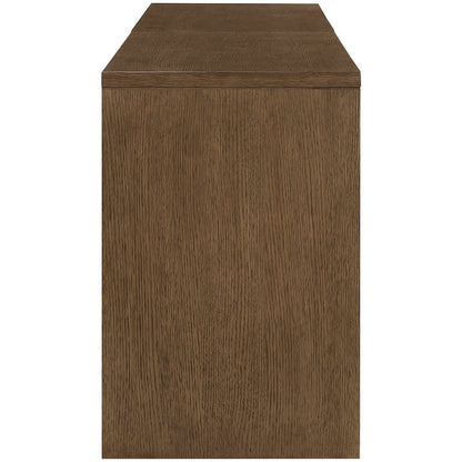 Avro Brown Solid Wood And Oak Veneer 2pc. Desk