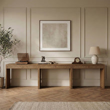 Avro Brown Solid Wood And Oak Veneer 3pc. Desk