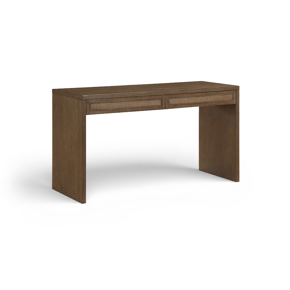 Avro Brown Solid Wood And Oak Veneer Desk