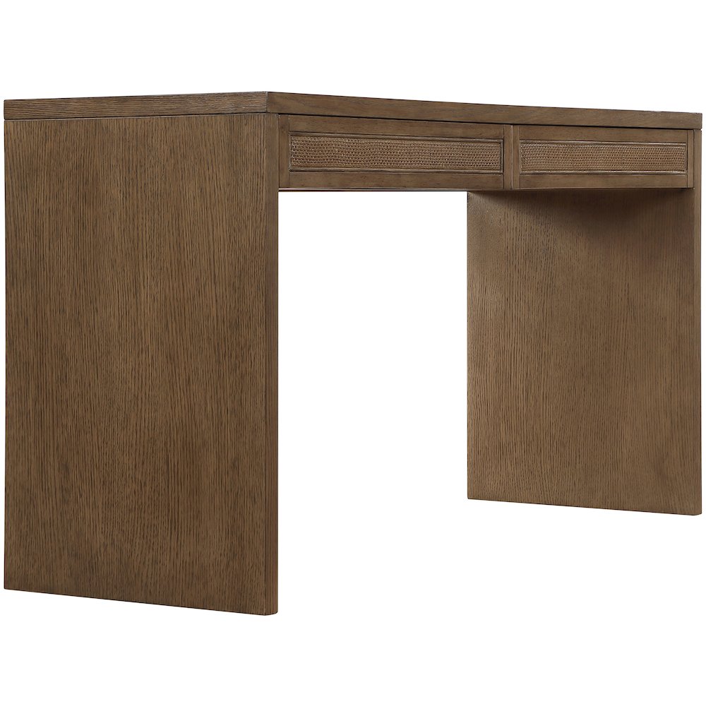 Avro Brown Solid Wood And Oak Veneer Desk