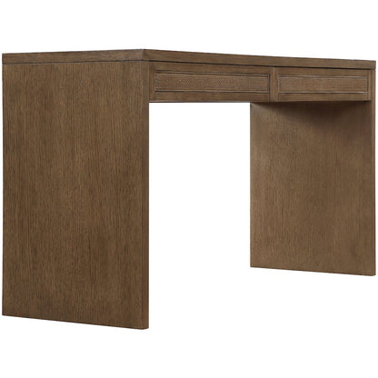 Avro Brown Solid Wood And Oak Veneer Desk