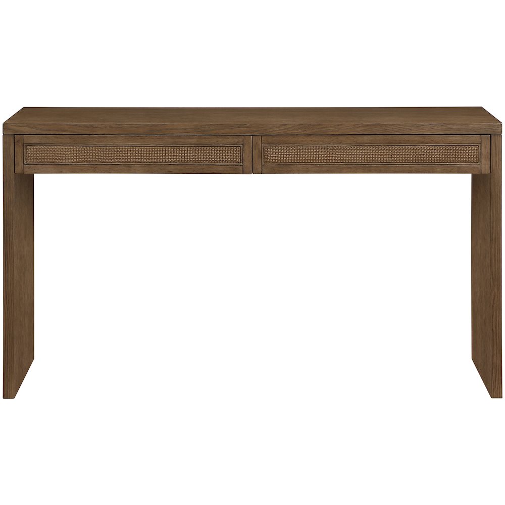 Avro Brown Solid Wood And Oak Veneer Desk