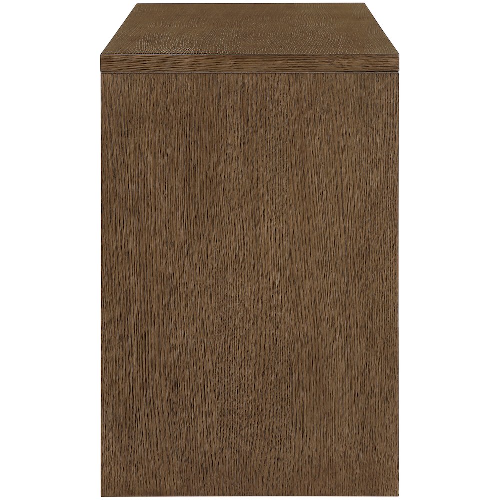 Avro Brown Solid Wood And Oak Veneer Desk