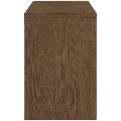 Avro Brown Solid Wood And Oak Veneer Desk