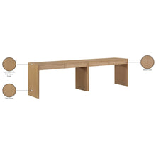 Avro Natural Solid Wood And Oak Veneer 2pc. Desk