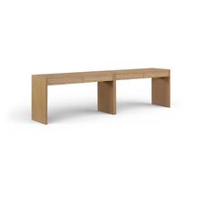 Avro Natural Solid Wood And Oak Veneer 2pc. Desk