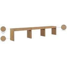 Avro Natural Solid Wood And Oak Veneer 3pc. Desk