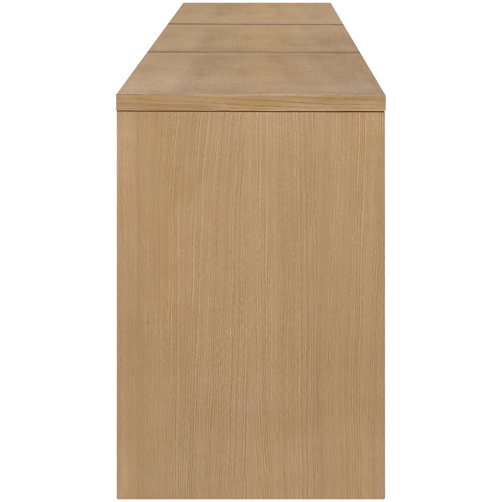 Avro Natural Solid Wood And Oak Veneer 3pc. Desk