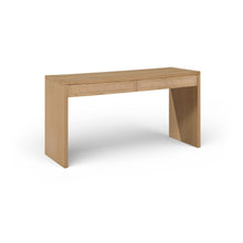 Avro Natural Solid Wood And Oak Veneer Desk