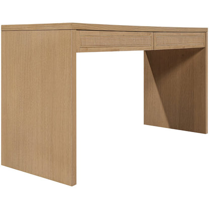Avro Natural Solid Wood And Oak Veneer Desk