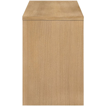 Avro Natural Solid Wood And Oak Veneer Desk