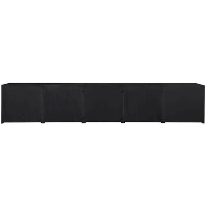 Vero Black Solid Wood And Oak Veneer 5pc. Sideboard/Buffet