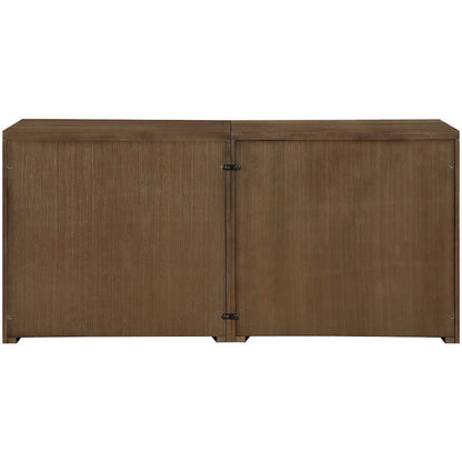 Vero Brown Solid Wood And Oak Veneer 2pc. Sideboard/Buffet