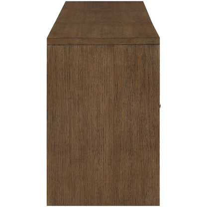 Vero Brown Solid Wood And Oak Veneer 3pc. Sideboard/Buffet