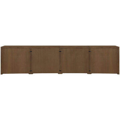 Vero Brown Solid Wood And Oak Veneer 4pc. Sideboard/Buffet