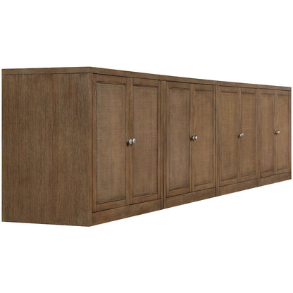 Vero Brown Solid Wood And Oak Veneer 4pc. Sideboard/Buffet