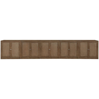 Vero Brown Solid Wood And Oak Veneer 5pc. Sideboard/Buffet