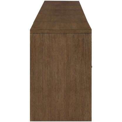 Vero Brown Solid Wood And Oak Veneer 5pc. Sideboard/Buffet