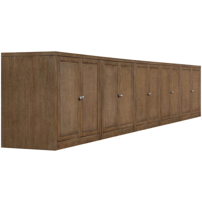 Vero Brown Solid Wood And Oak Veneer 5pc. Sideboard/Buffet
