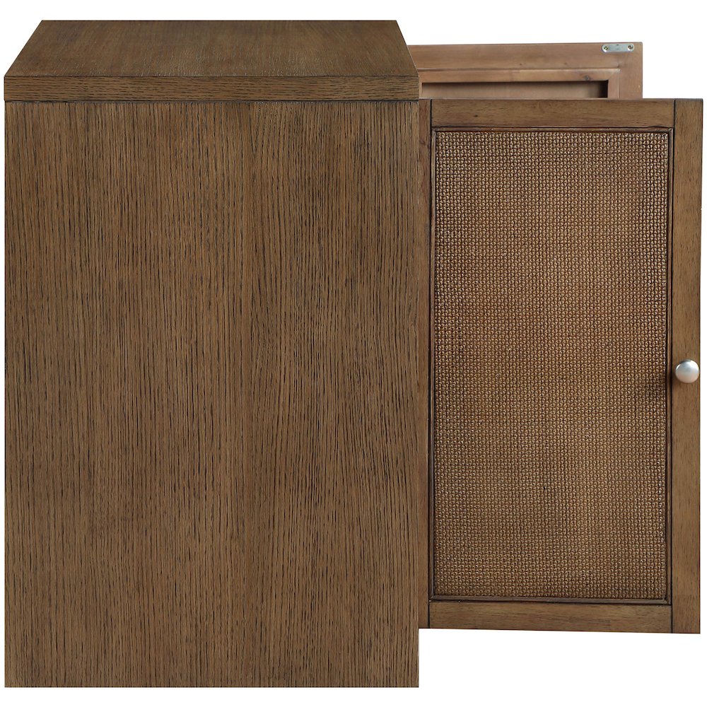Vero Brown Solid Wood And Oak Veneer Sideboard/Buffet