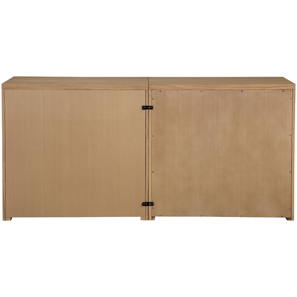 Vero Natural Solid Wood And Oak Veneer 2pc. Sideboard/Buffet