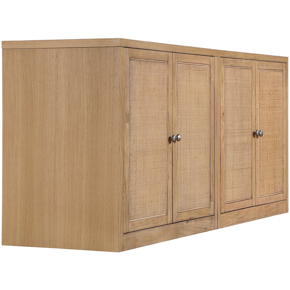 Vero Natural Solid Wood And Oak Veneer 2pc. Sideboard/Buffet