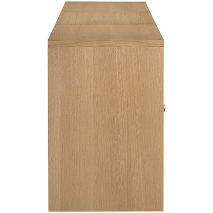 Vero Natural Solid Wood And Oak Veneer 3pc. Sideboard/Buffet