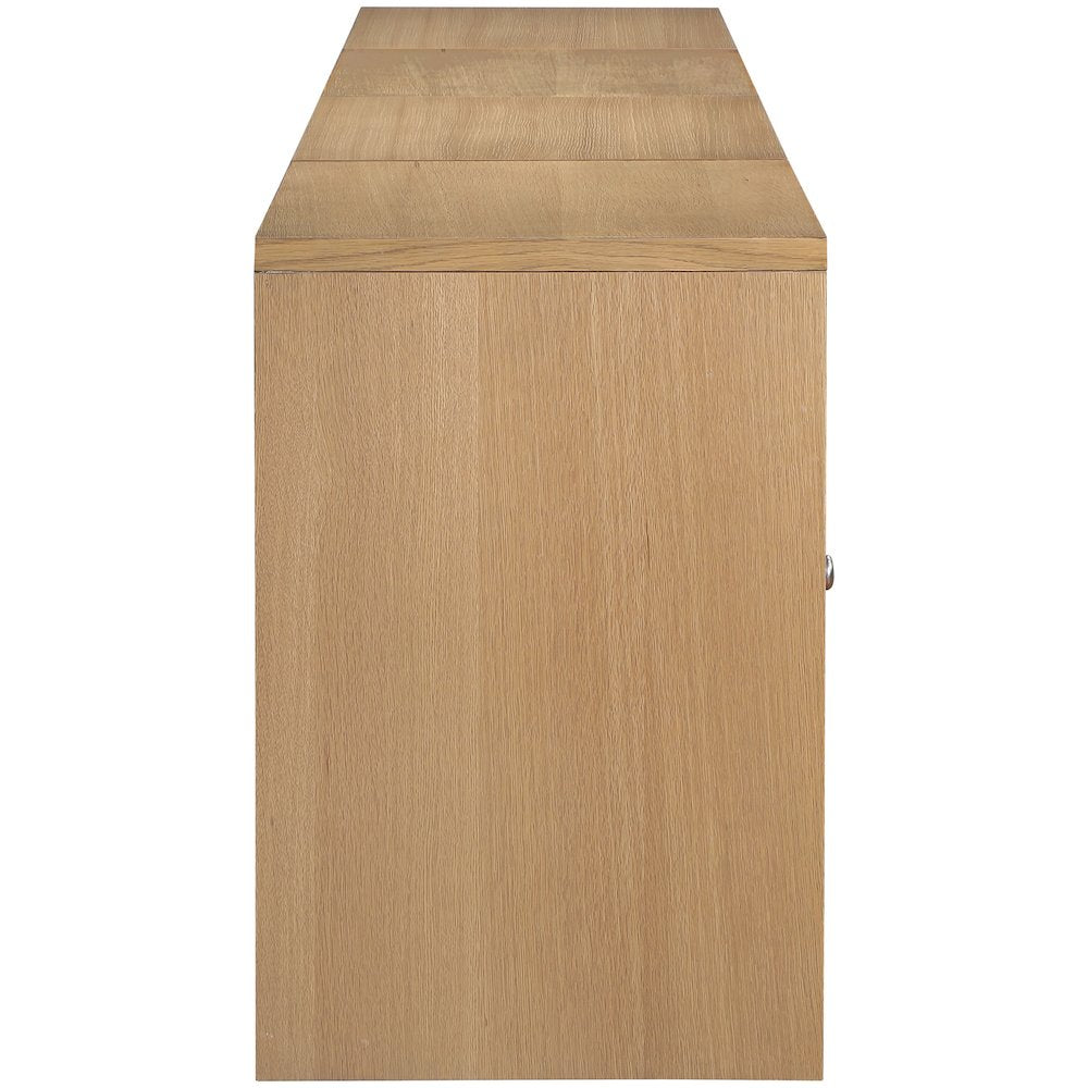 Vero Natural Solid Wood And Oak Veneer 4pc. Sideboard/Buffet