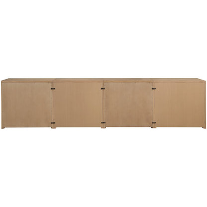 Vero Natural Solid Wood And Oak Veneer 4pc. Sideboard/Buffet