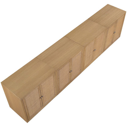 Vero Natural Solid Wood And Oak Veneer 4pc. Sideboard/Buffet