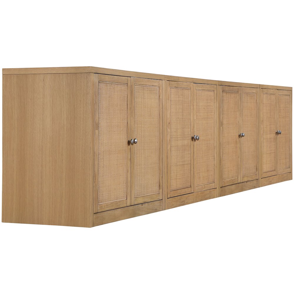 Vero Natural Solid Wood And Oak Veneer 4pc. Sideboard/Buffet