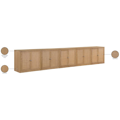 Vero Natural Solid Wood And Oak Veneer 5pc. Sideboard/Buffet