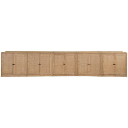 Vero Natural Solid Wood And Oak Veneer 5pc. Sideboard/Buffet