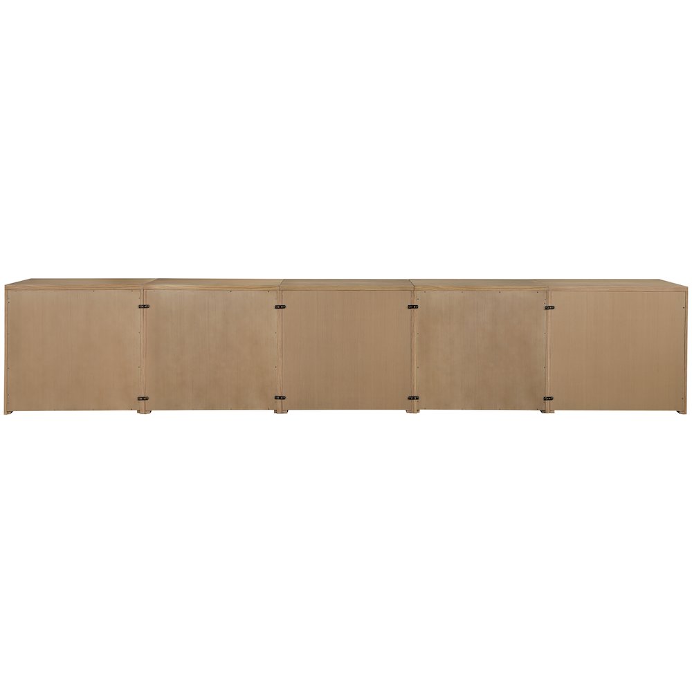 Vero Natural Solid Wood And Oak Veneer 5pc. Sideboard/Buffet