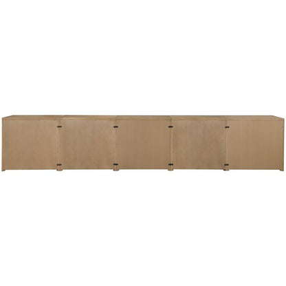 Vero Natural Solid Wood And Oak Veneer 5pc. Sideboard/Buffet