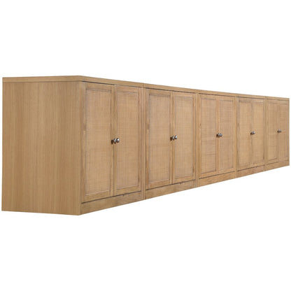 Vero Natural Solid Wood And Oak Veneer 5pc. Sideboard/Buffet