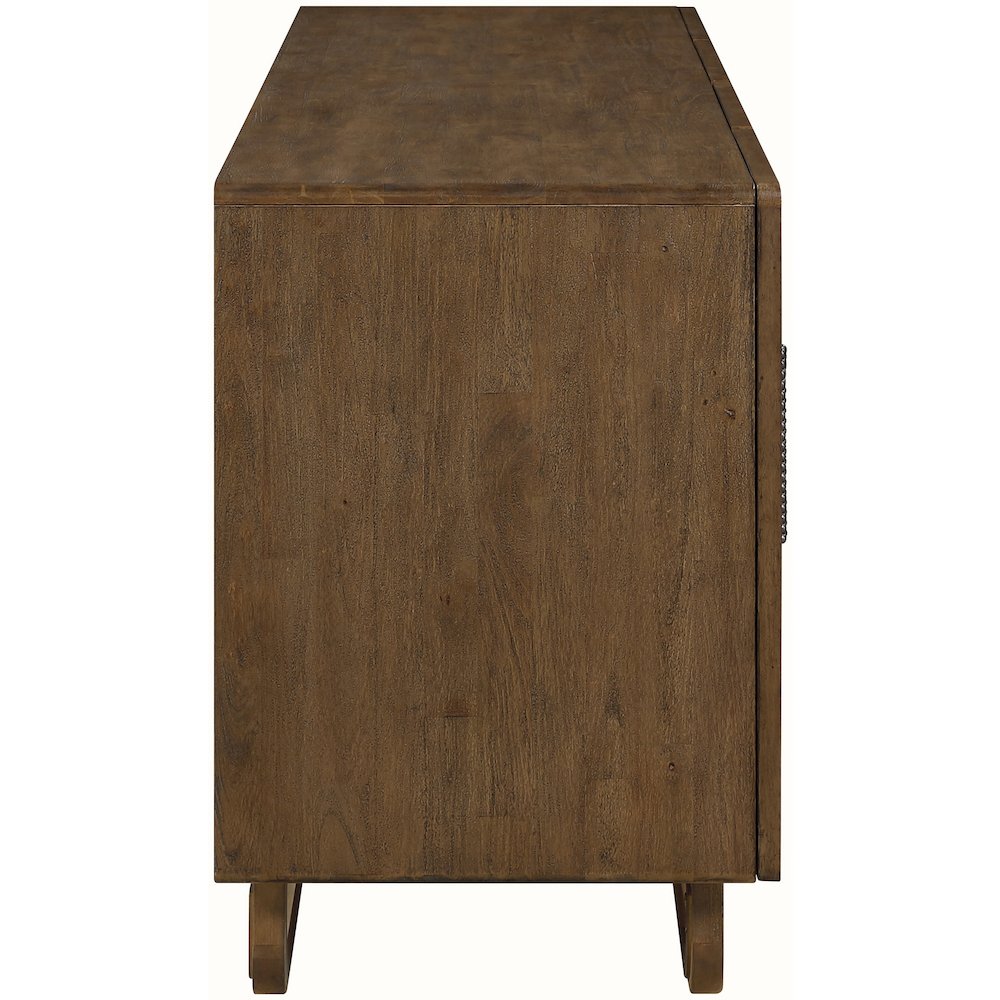Sova Brown Solid Wood And Oak Veneer Sideboard/Buffet