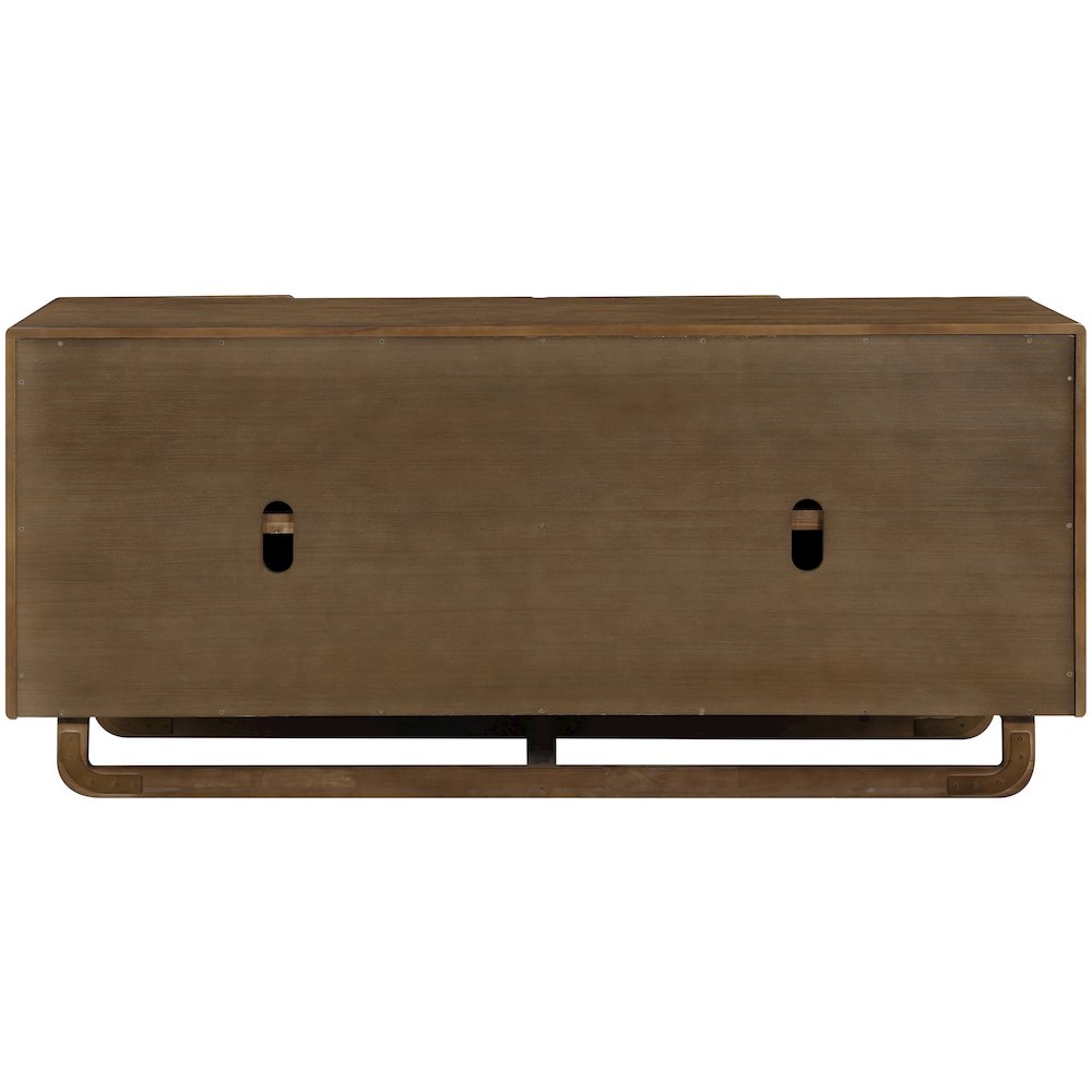 Sova Brown Solid Wood And Oak Veneer Sideboard/Buffet