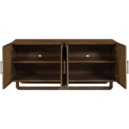 Sova Brown Solid Wood And Oak Veneer Sideboard/Buffet