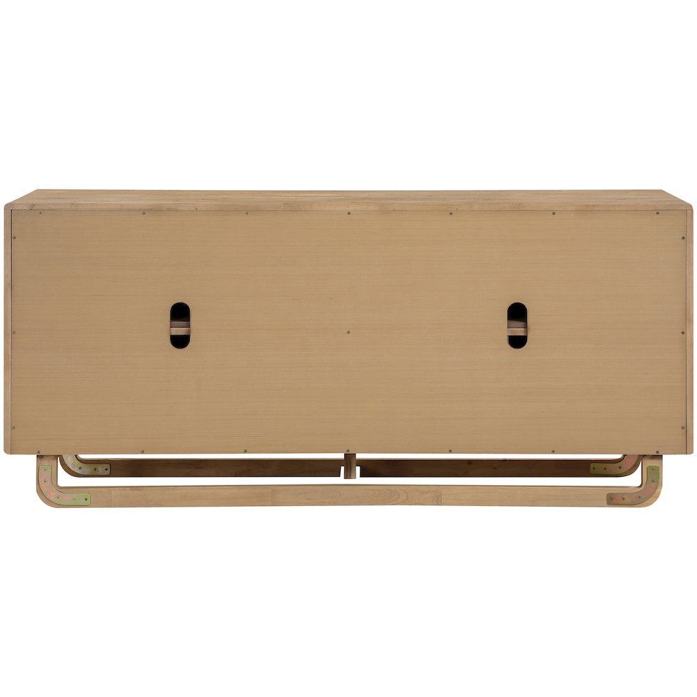 Sova Natural Solid Wood And Oak Veneer Sideboard/Buffet