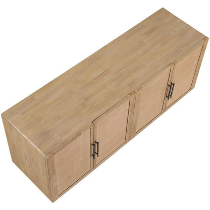 Sova Natural Solid Wood And Oak Veneer Sideboard/Buffet