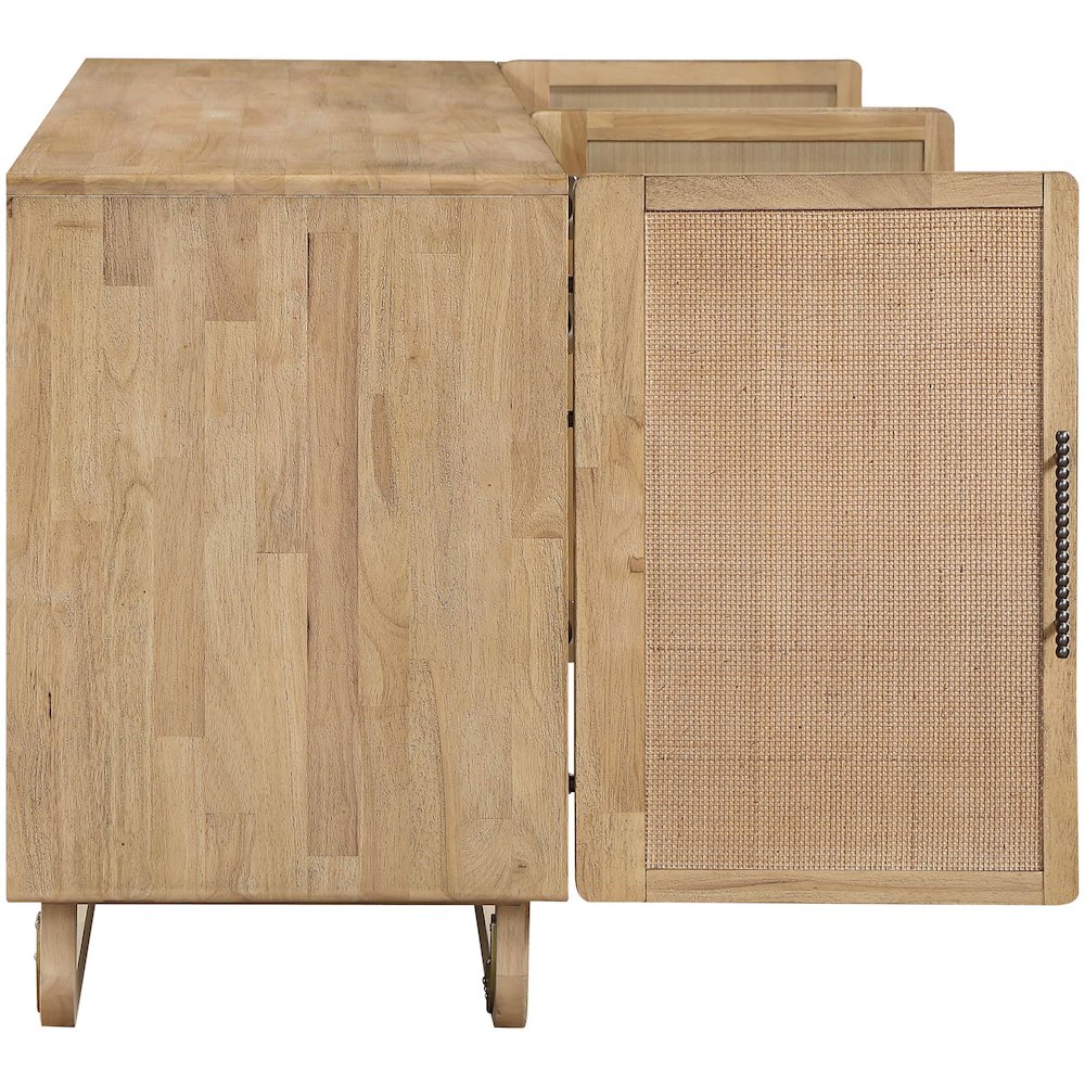 Sova Natural Solid Wood And Oak Veneer Sideboard/Buffet
