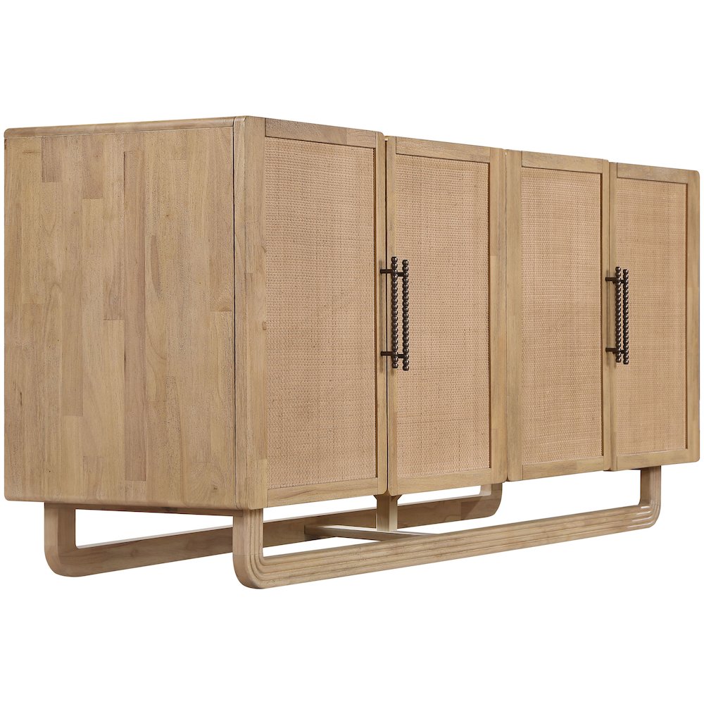 Sova Natural Solid Wood And Oak Veneer Sideboard/Buffet