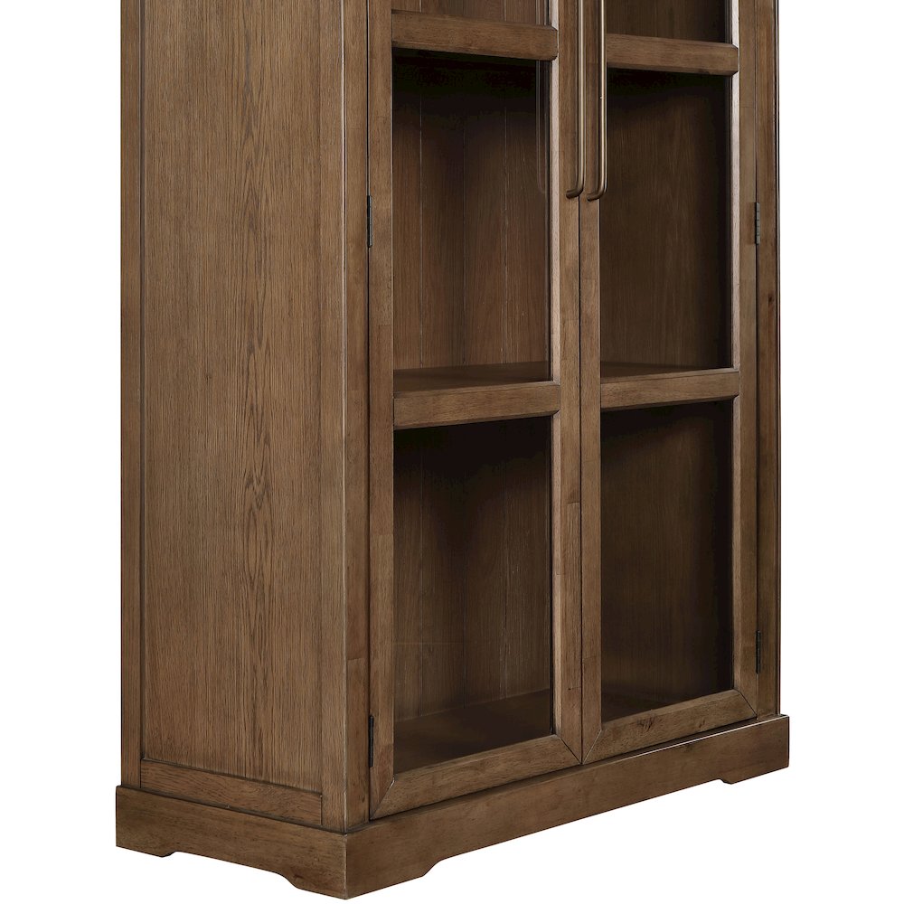 Corva Brown Solid Wood Storage Cabinet