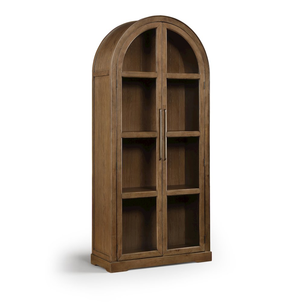 Corva Brown Solid Wood Storage Cabinet